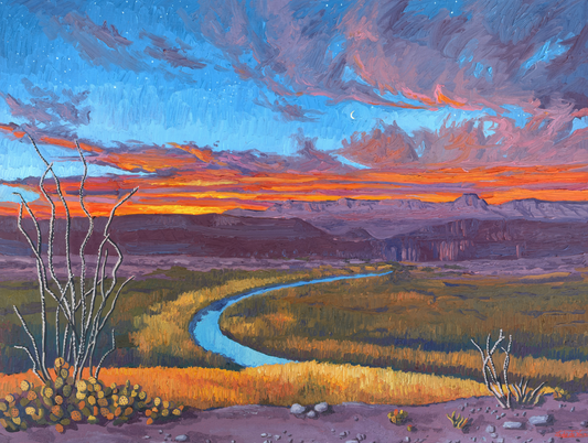 Wild and Scenic - Hand Embellished Print
