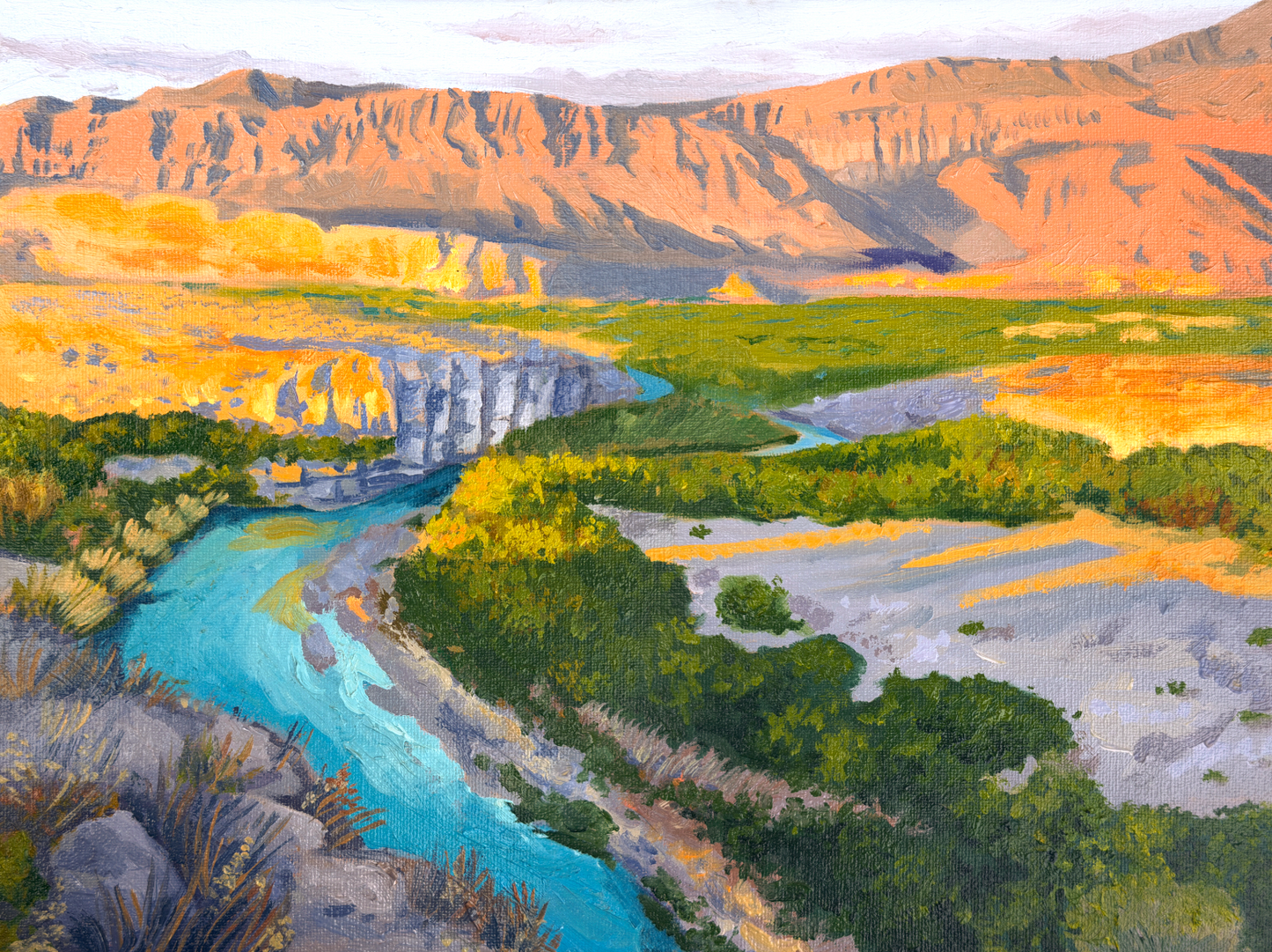 Rio Grande Overlook - Original